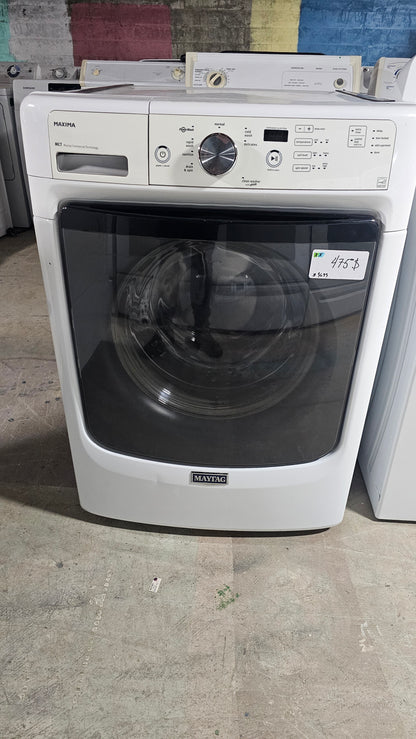 Laveuse Maytag à chargement frontal - SKU#3673 blanche