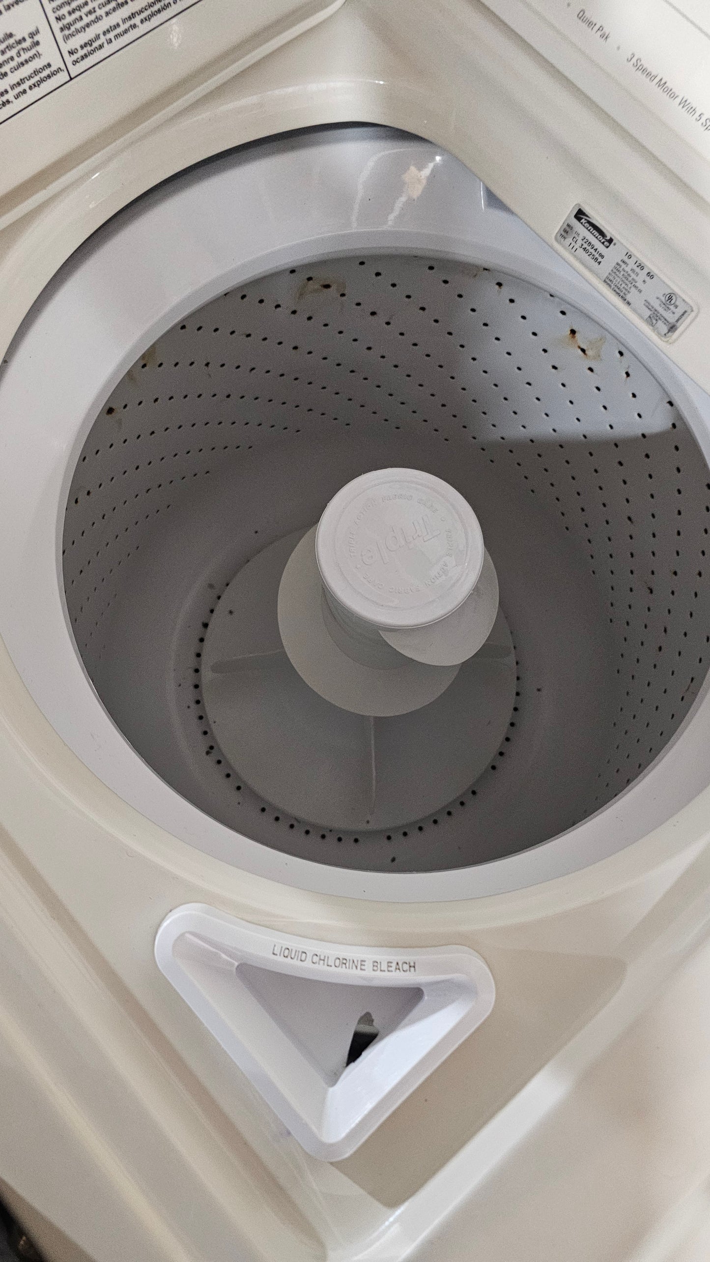 Kenmore washer - beige SKU#3702