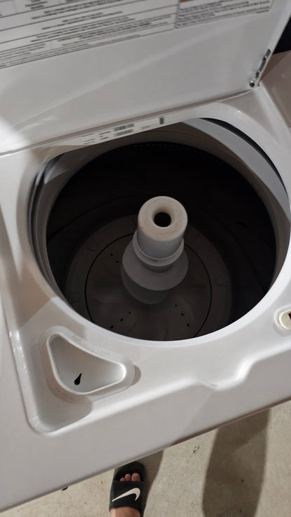 Laveuse et sécheuse Duo Maytag commerciales à chargement par le dessus - blanche