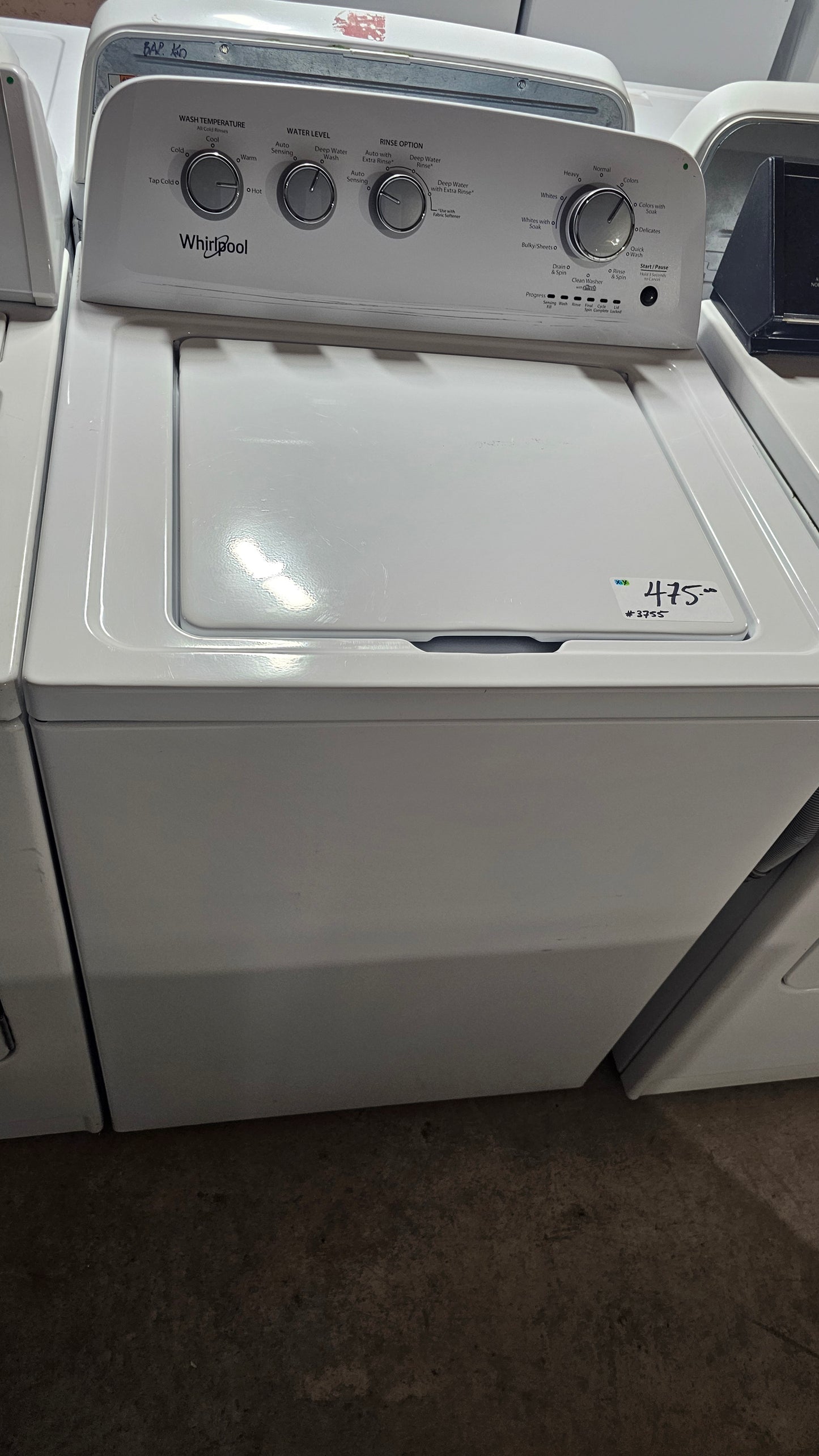 Whirlpool Machine à laver - SKU blanc #3755