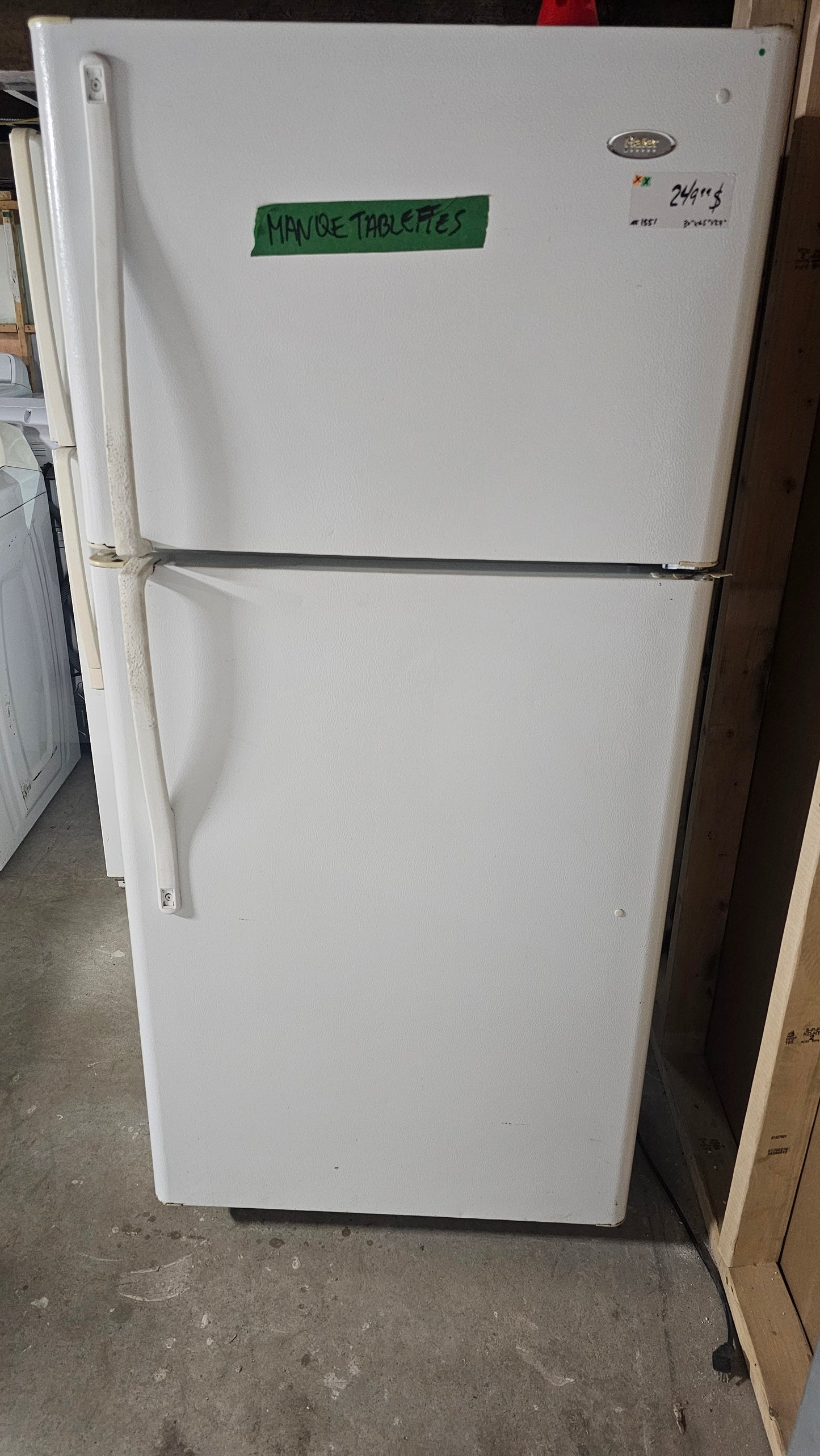 Réfrigérateur Haier – Blanc