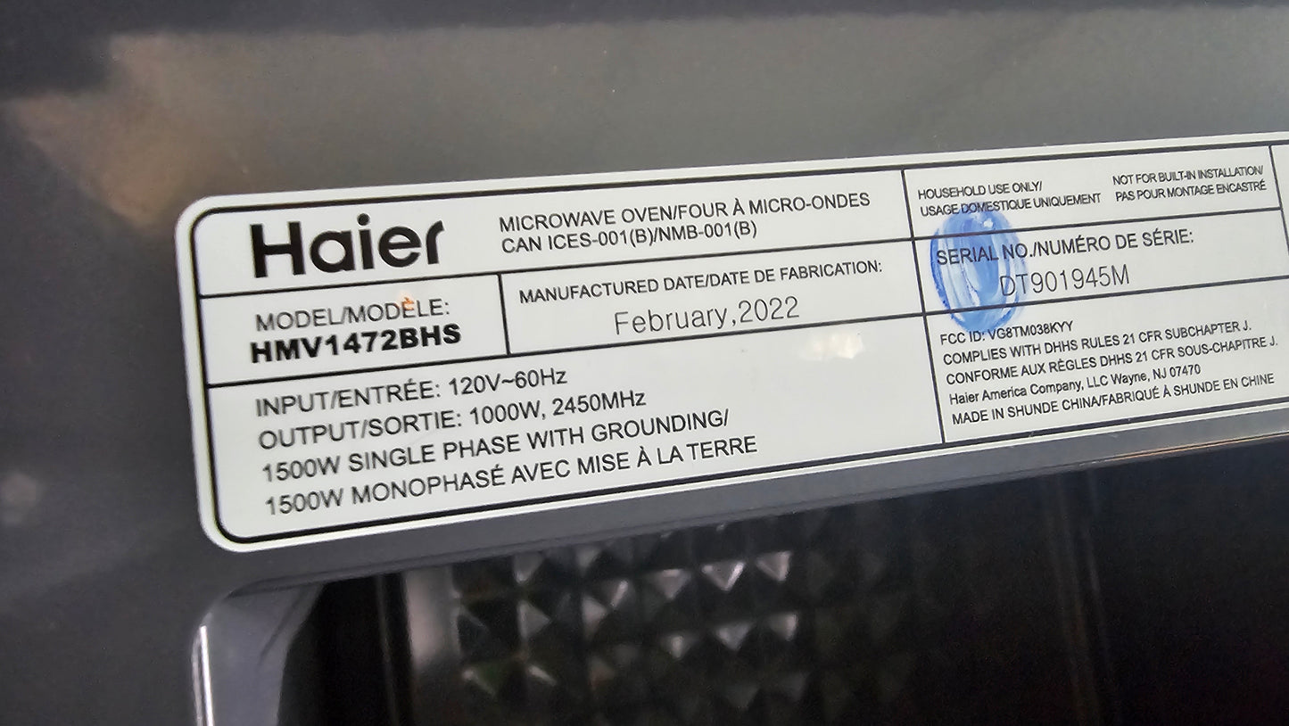 Micro-ondes Haier - acier inoxydable