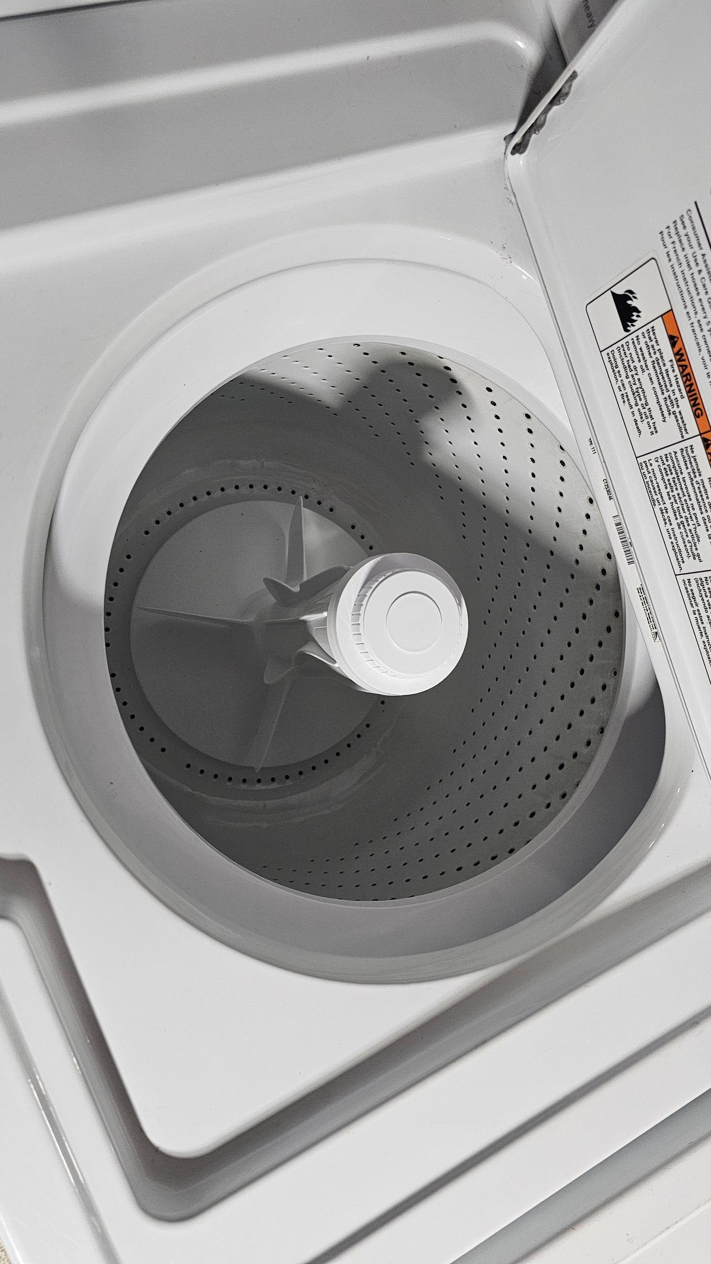 Machine à laver à chargement supérieur Inglis et Sécheuse Ensemble – Blanc