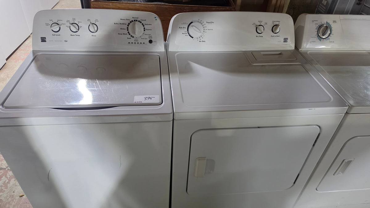 Kenmore top load washer and dryer sets - white SKU#3805-4805