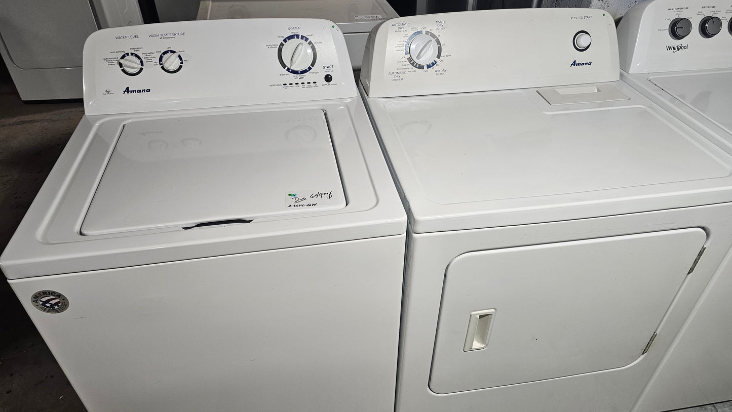 Machine à laver Amana et Sécheuse Ensembles - SKU blanc #3674-4674
