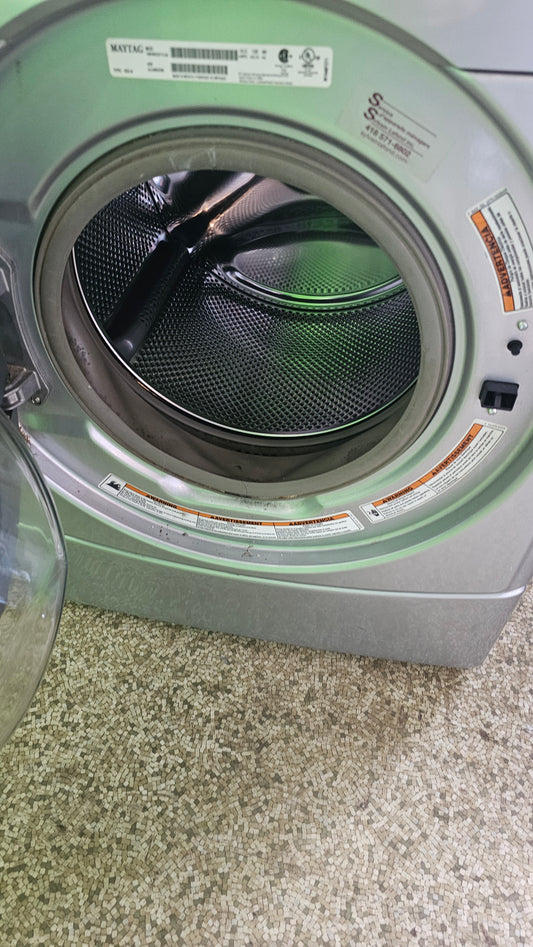 Laveuse Maytag – grise, 27,0 po, chargement avant