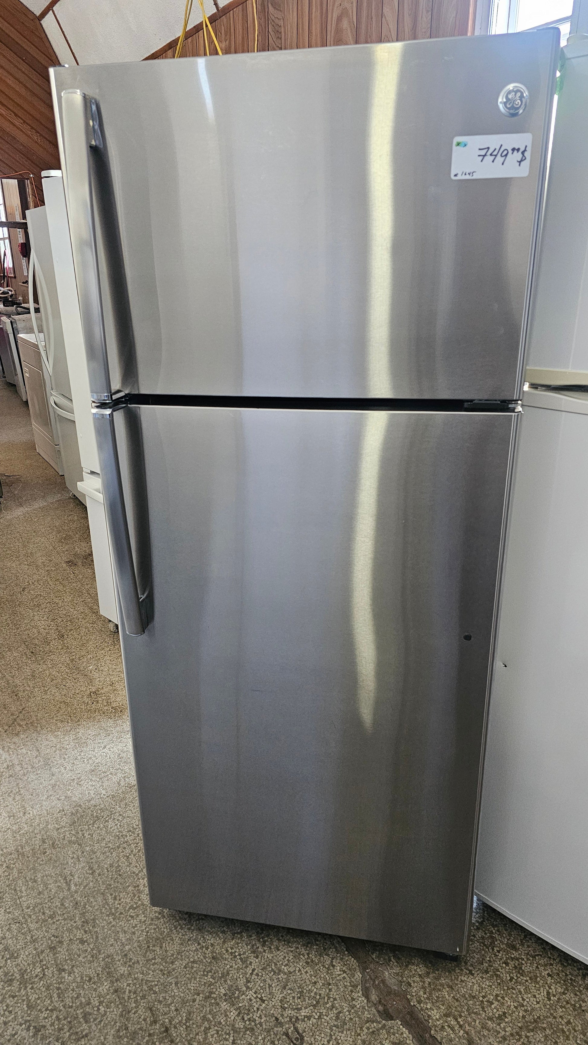 Ge – Réfrigérateur – Acier inoxydable – D’occasion – Appareil d’occasion inspecté et testé