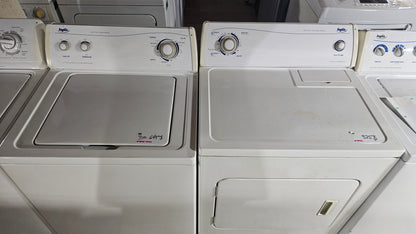 Machine à laver à chargement supérieur Inglis et Sécheuse Ensemble – Blanc