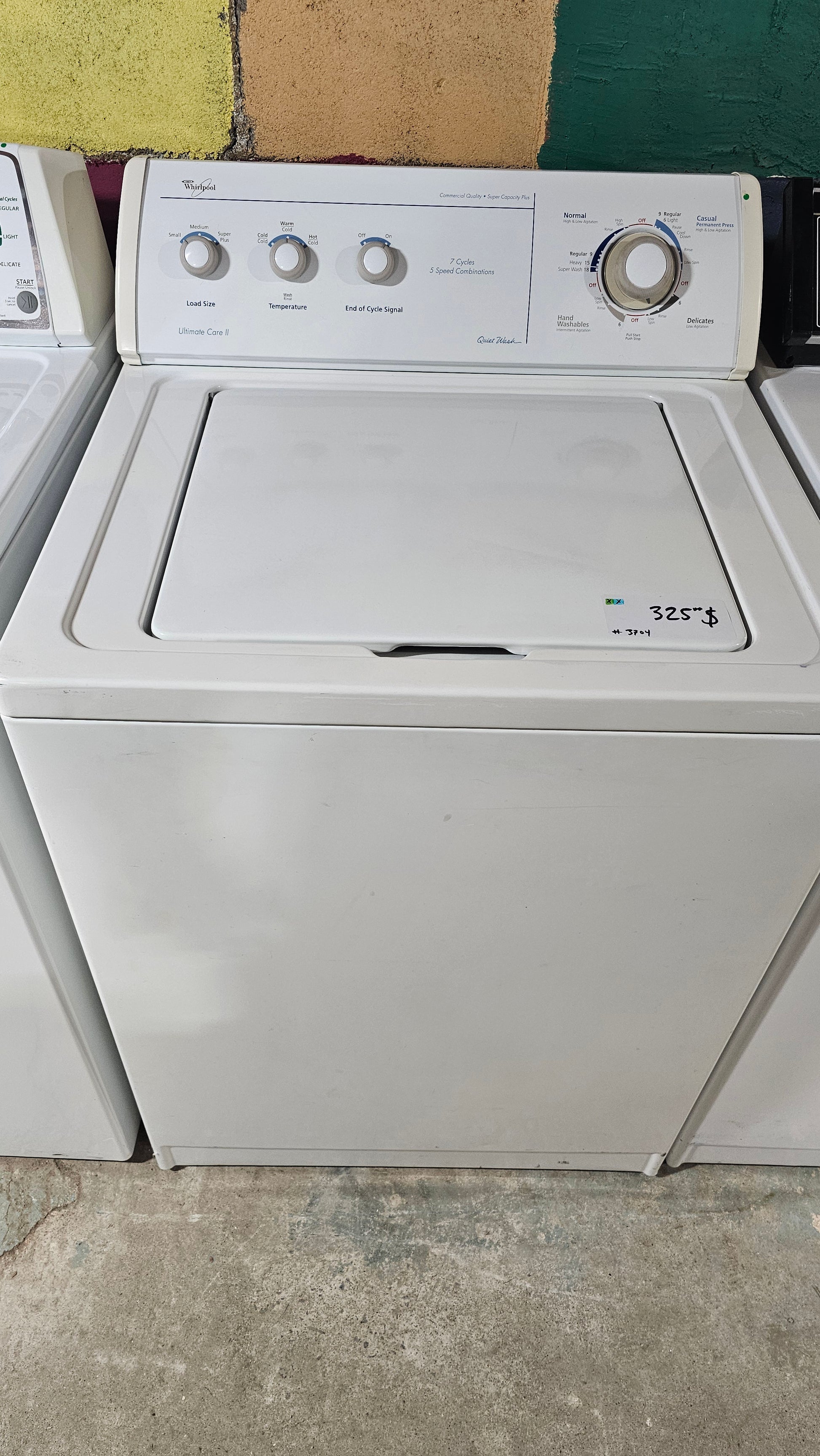 Laveuse Whirlpool - blanche - appareil usagé inspecté et testé
