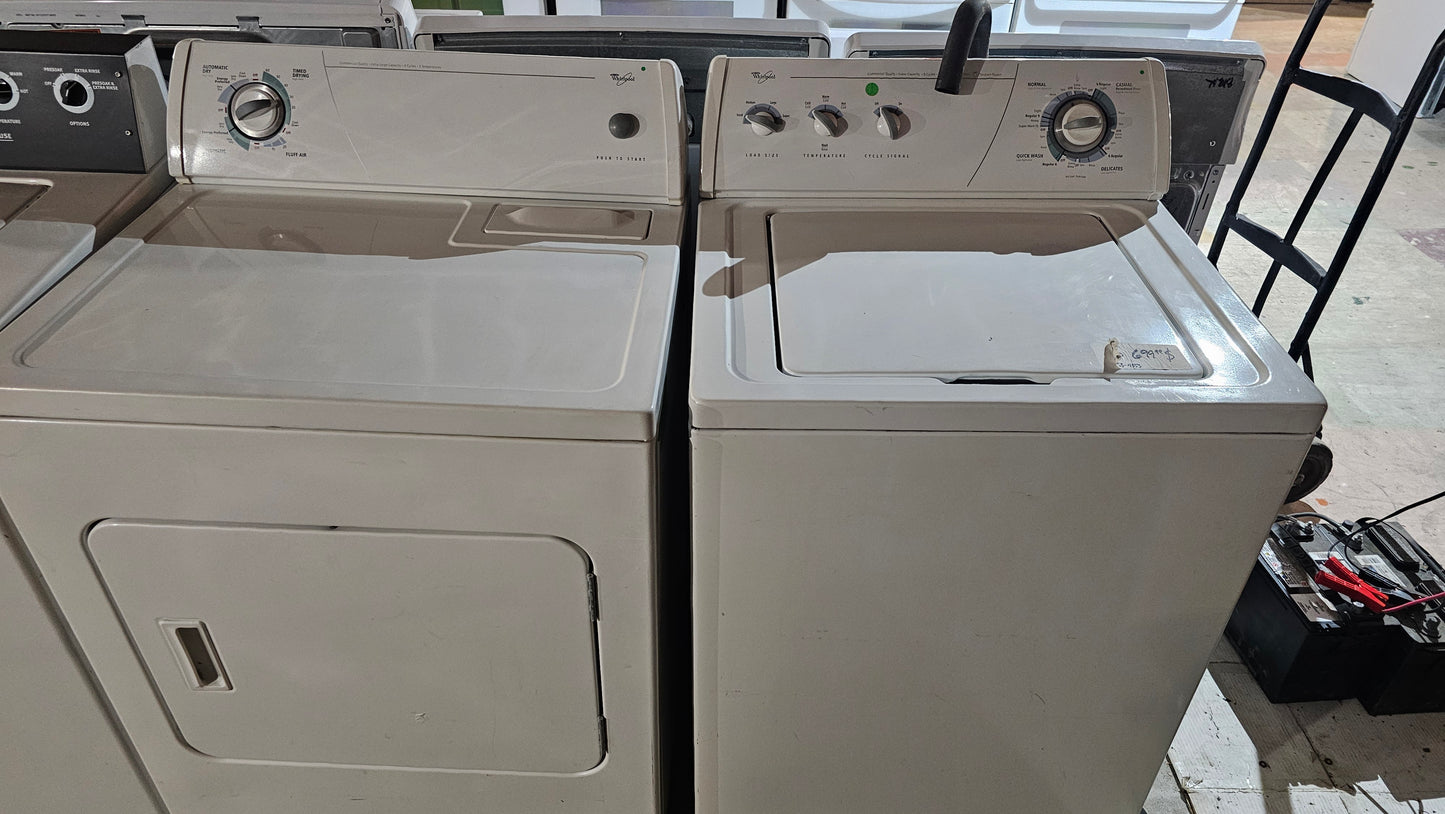 Laveuse Whirlpool à chargement par le dessus