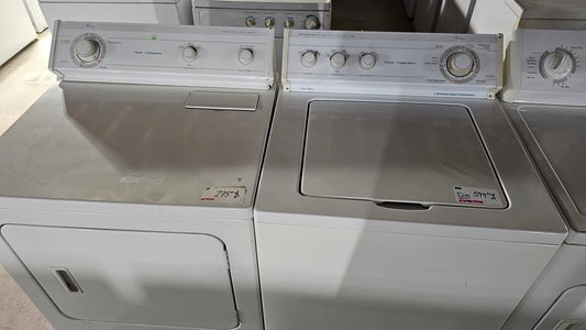 Whirlpool Laveuse à chargement par le dessus et Sécheuse Ensemble – Blanc