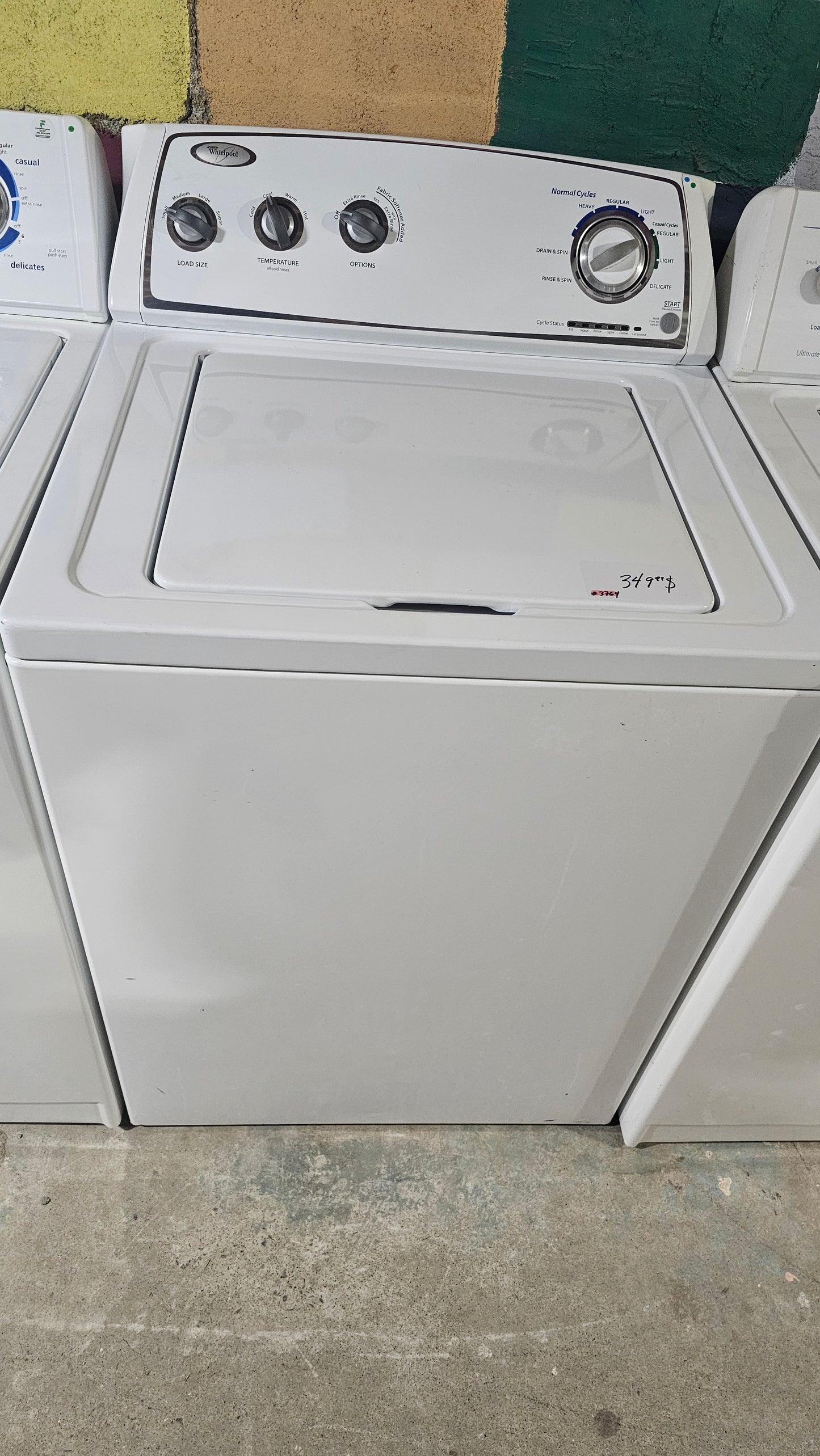 Whirlpool Laveuse à chargement par le dessus – Blanche