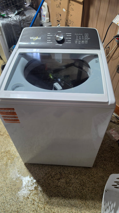 Whirlpool top load washer 2 in 1 big capacity - white SKU#3831