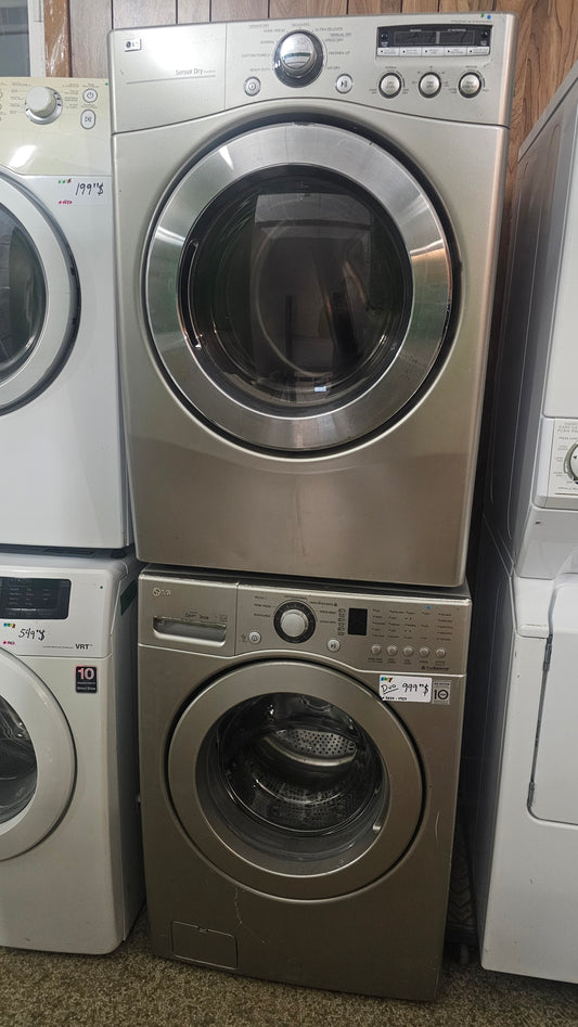 Laveuse à chargement frontal de LG Electronics & Sécheuse Décor – Taupe