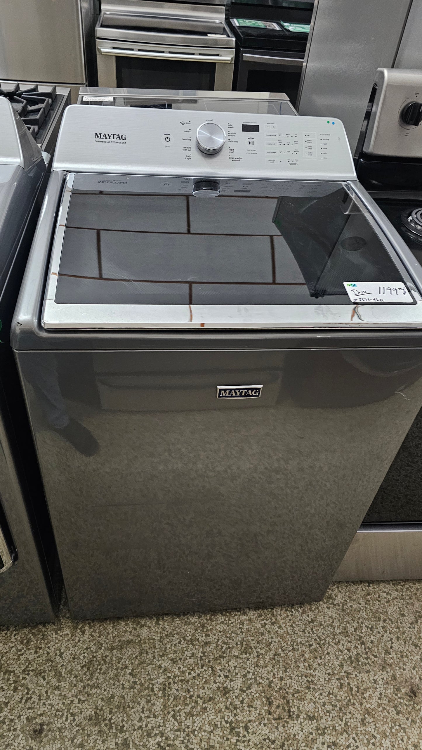Maytag washer and dryer sets - stainless SKU#3671-4671