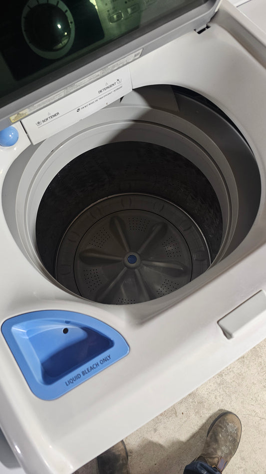 Laveuse Samsung à charge supérieure & Sécheuse Ensemble – Blanc