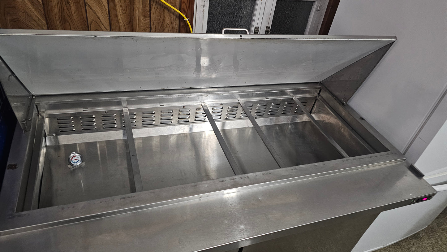 Réfrigérateur commercial Danair – Acier inoxydable (60 » x 47 » x 34 »)