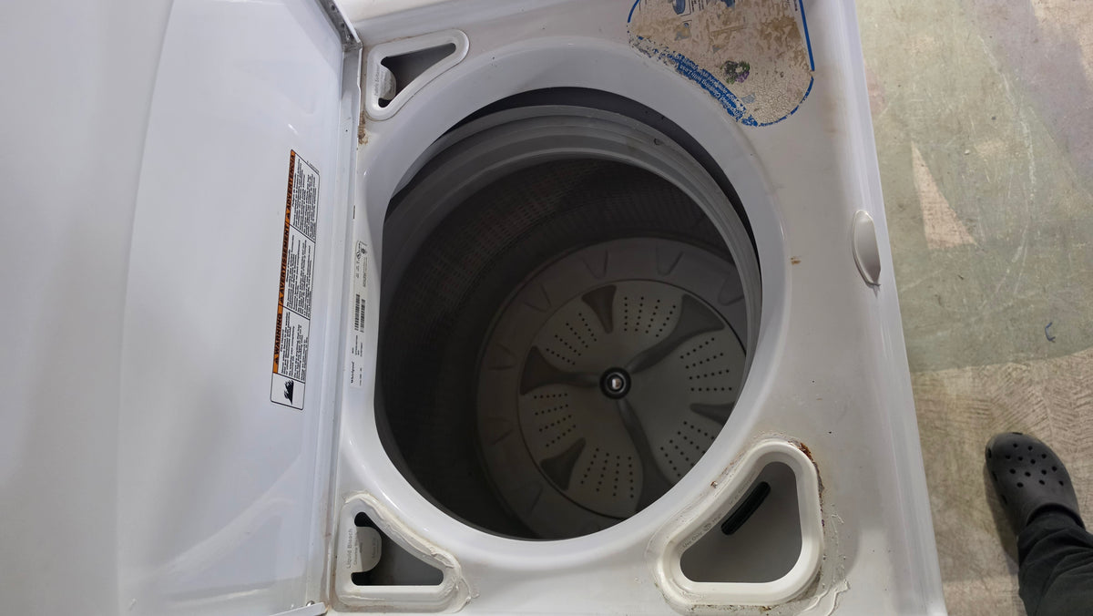 Whirlpool Cabrio Large Capacity Top Load Washer & Dryer Set White, alternate view 2