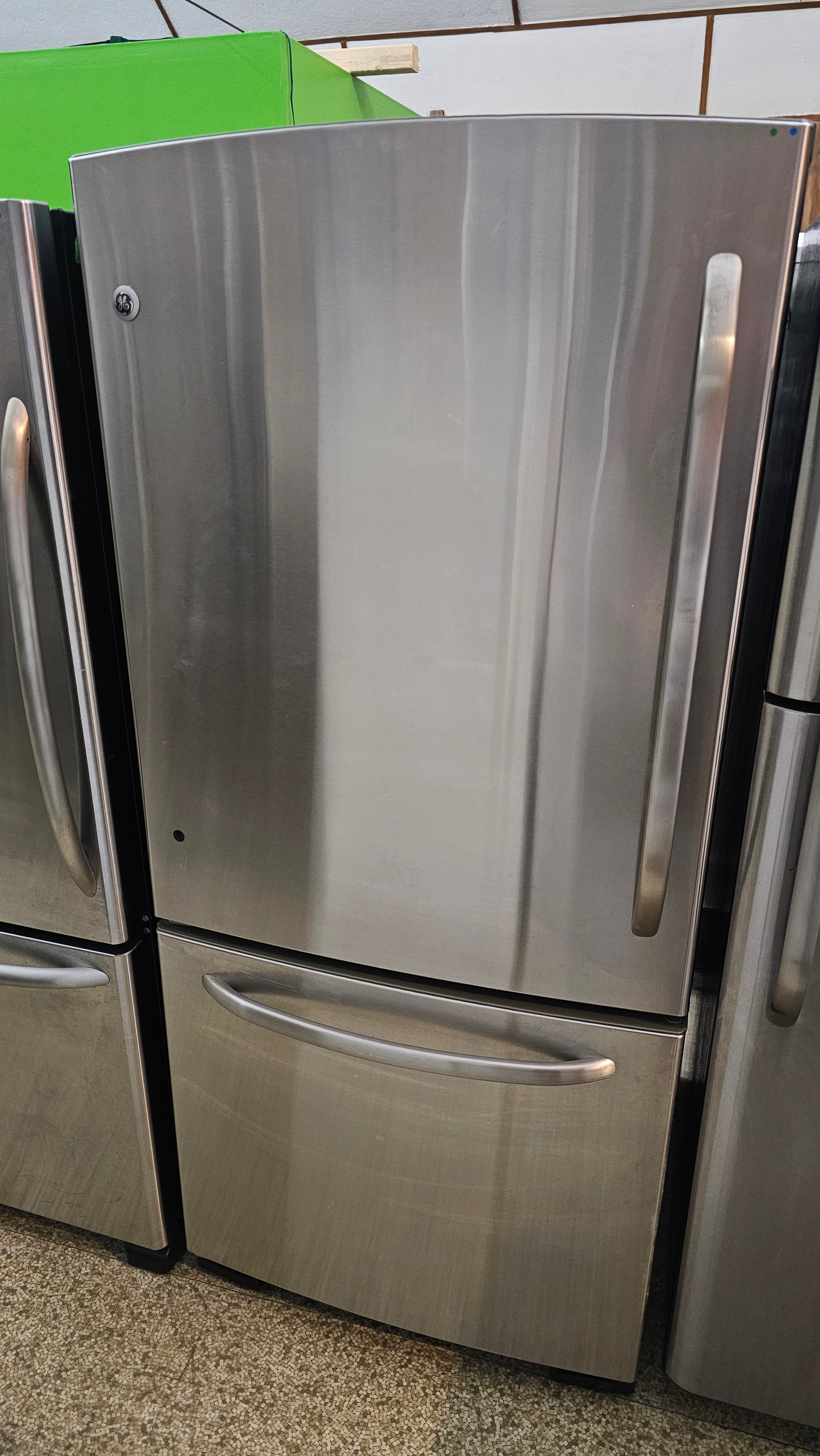 Réfrigérateur Ge - inox - appareil usagé inspecté et testé