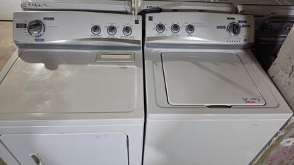 Kenmore Top Load Washer & Dryer Set White